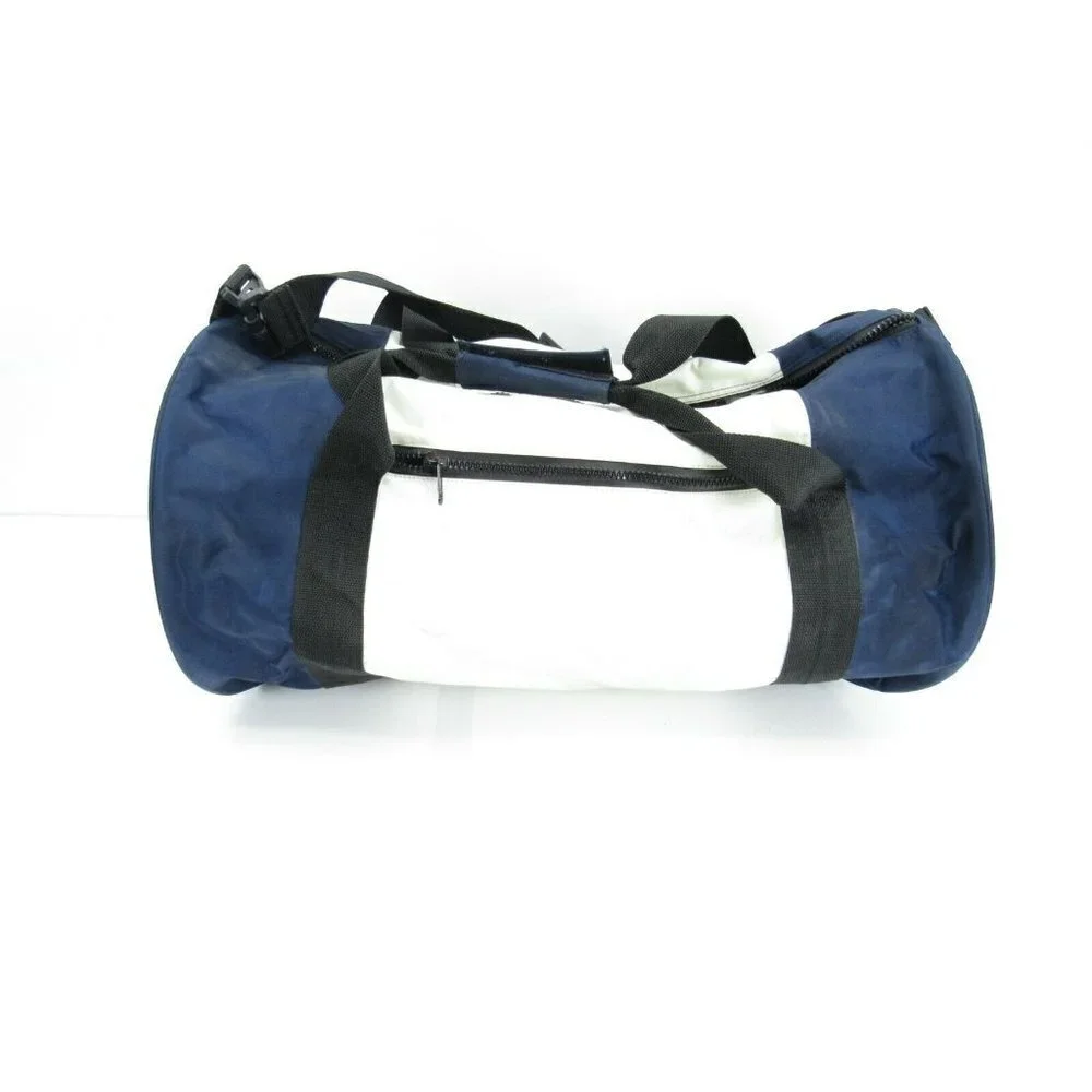 VTG Tommy Hilfiger Duffel Bag Travel Gym Workout Red/Blue Spell‎ Out Color Block